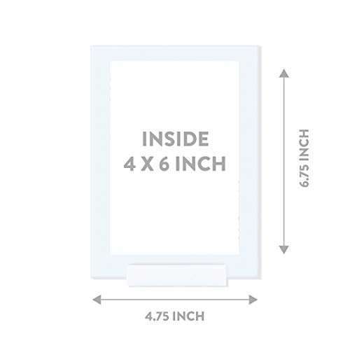 Andaz Press Framed Wedding Party Signs, Natural Greenery Green Leaves, 4x6-inch, Don't Get Blinded by Our Love Sunglasses Ceremony Sign, 1-Pack, Includes Reusable Photo Frame - color: Activities Sunglasses