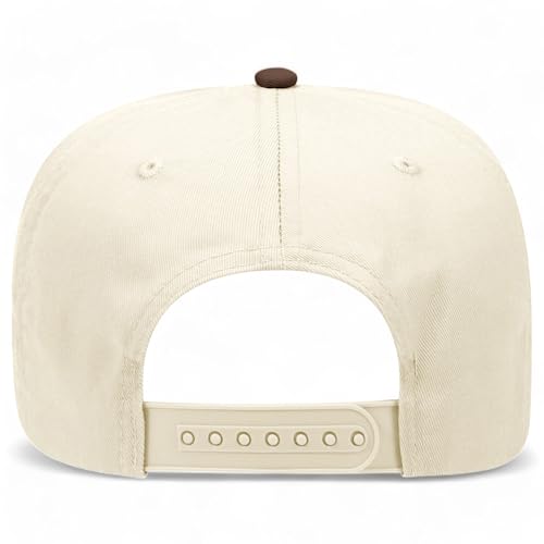 Yeehaw & Amen Hat | Premium Adjustable Christian Snapback Baseball Vintage Trucker Hats for Men & Women - color: Brown/Natural