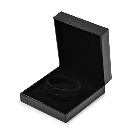 Oirlv Black Bracelet/Bangle Box, Jewelry Display Case for Anniversary - color: Bracelet box