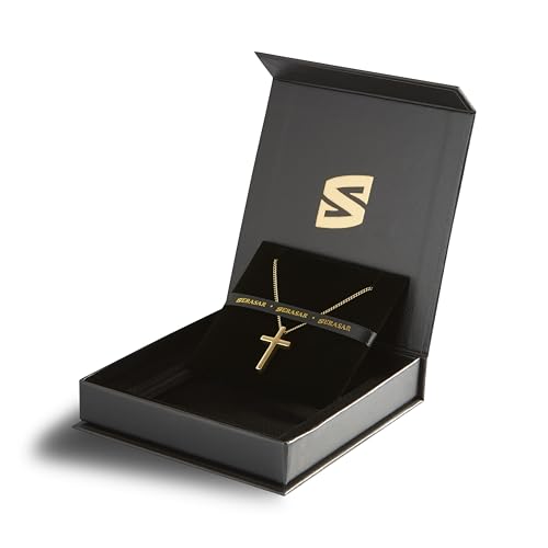 SERASAR Premium Necklace Women| 316L Stainless-Steel | 18 Carat - color: Gold, style: Hope