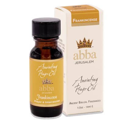ABBA Oil Frankincense 1/2oz Bottle ANOINTING Oil in Gift Box - ABBA Jerusalem
