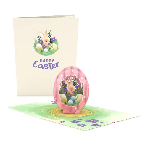 Lovepop Easter Egg Pop-Up Card with Notecard & Envelope - color: Easter Egg