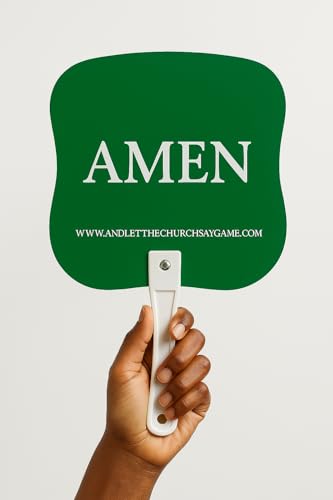 Christian Card Game Bundle – Faith Conversation Game with 2 Double-Sided AMEN & I Rebuke That Fans, Interactive Church Icebreaker for Bible Study, Family Night, Young Adult Ministry & Group Gatherings