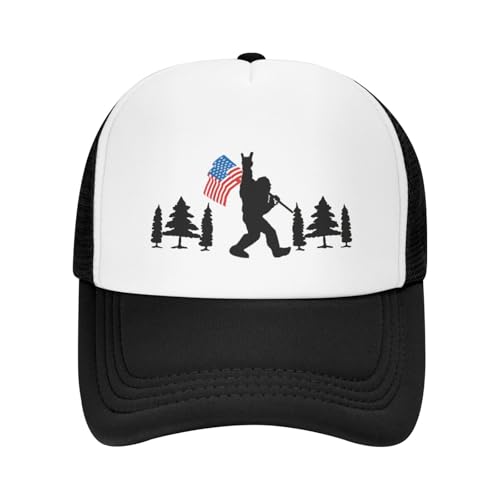 MOLAIGIN Trucker Hat, Adjustable Snapback Hat, Baseball Cap for Men Women, Breathable Mesh for Casual Wear - color: Black14