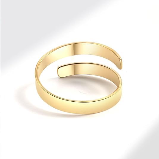 Faith Over Fear Cross Ring For Women, Christian Blessed Hope Love Encouragement Rings Adjustable Open Wrap Thumb Cross Inspirational Ring Jewelry Graduation Cocktail Party Gift - color: Love-gold