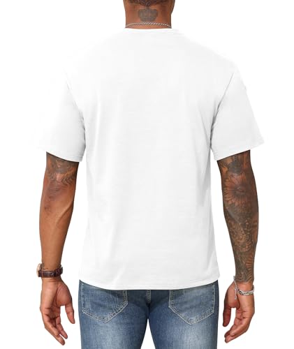 KESIHAN Christian Shirts for Men Jesus Fear God Faith Graphic Tee - color: White-3, size: Large
