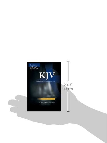 KJV Pocket Reference Edition Black French Morocco with zipper KJ243:XRZ