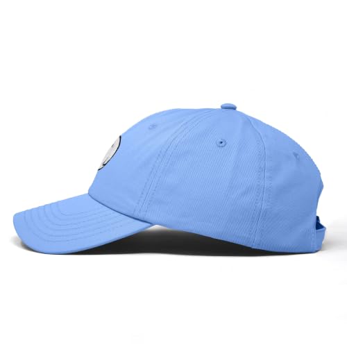 DALIX Ghost Embroidered Mens Womens Cotton Dad Hat Baseball Cap Adjustable - color: Light Blue