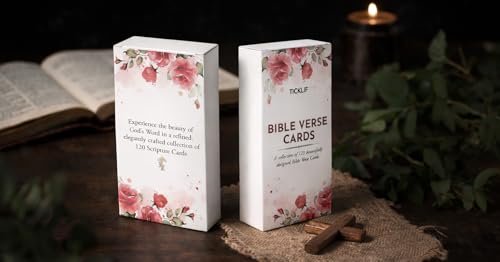 Bible Verse Cards, 120 KJV Scripture Cards for Daily Encouragement