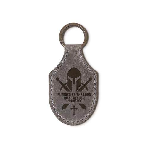 Logos Trading Post Bible Verse Keychain - color: The Lord My Strength