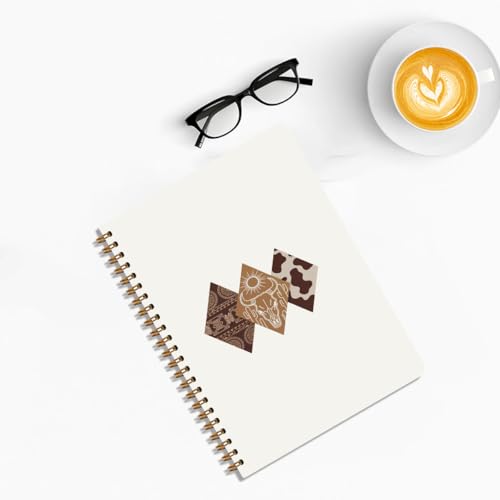 Cowgirl Spiral Notebook, Western Gifts for Women Men Cowgirl Friends - color: Western