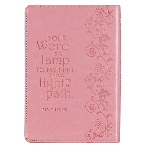Daily Light For Women Classic Collection of 366 Devotional Scripture Readings from ESV Bible - Pink Faux Leather Flexcover Gift Book for Women w/Ribbon Marker, Gilt-Edge Pages