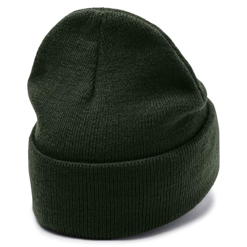 Christian Jesus Cross Beanie - Faith Winter Beanie Hats for Men Women - Religious Gifts for Christmas & New Years - color: Three Nails Cross/Army Green