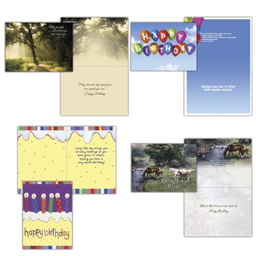Celebrations KJV Birthday Cards, 48 Count