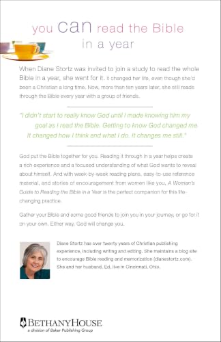 A Woman's Guide to Reading the Bible in a Year: Daily Bible Study Guide with Weekly Discussion and Reading Plan