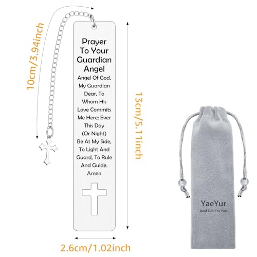 Metal Prayer Bookmark Christian Gifts for Women Faith Christian Book Markers for Reading Easter Basket Stuffers Baptism Confirmation Gifts for Book Lovers Bible Accessories Religious Faith Based Gift - color: Religious Fund 3
