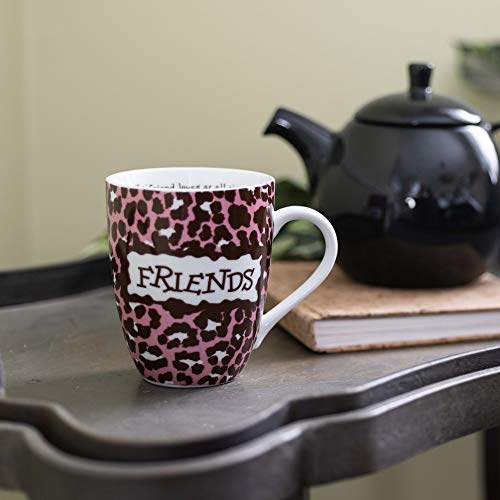 Divinity Boutique 20611 Boxed Mugs, Friends Leopard, 12 ounce - color: Friends Leopard