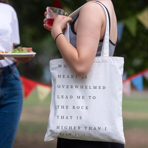 Jesus Christian Tote Bag for Women, Christian Bible Gifts, Religious Reusable Shopping Grocery Bags - color: Modern Christian Tote