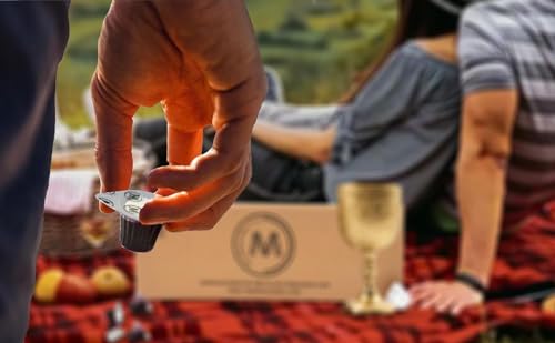PACK IT HUB The Miracle Meal Pre-filled Communion Cups and Wafer Set - Box of 100 - Made with Concord Grape Juice & Wafer-Made in the USA - size: 100