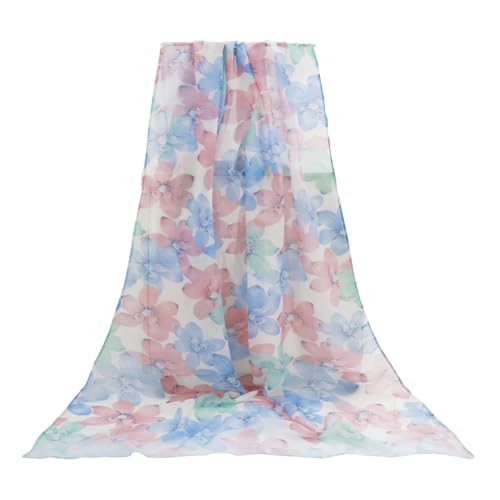vimate Lightweight Scarf for Women Fashion Head Cover Hijab Cotton Voile Scarf Shawl Wrap for Spring Fall Winter Season - color: F4#.style 70
