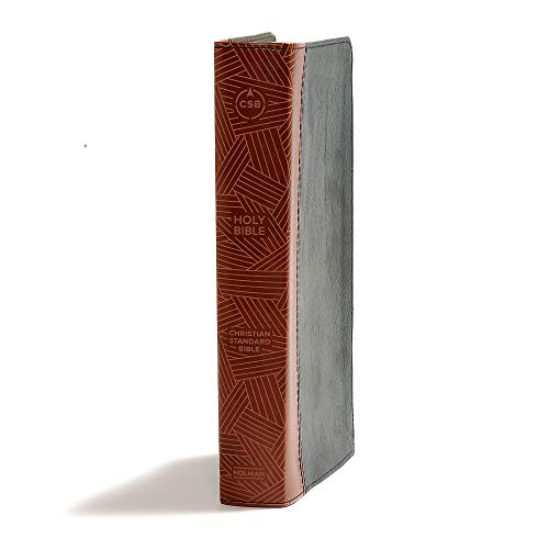 CSB Rainbow Study Bible, Black/Tan LeatherTouch - color: Black/Tan