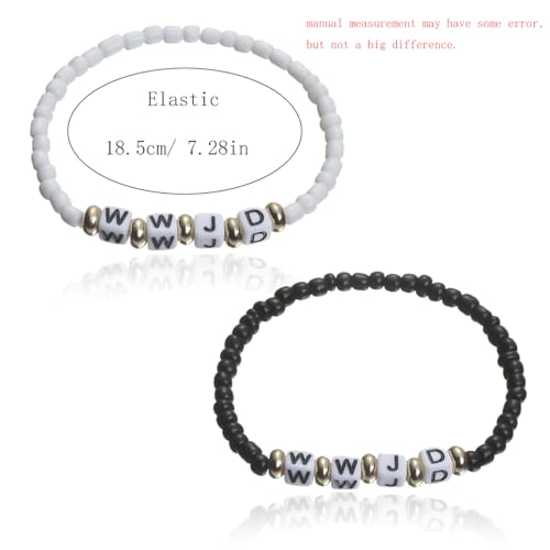 WWJD Bracelet for Men Women What Would Jesus do Bracelets - color: Style 2