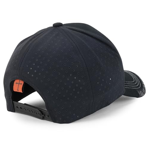 Trendy Apparel Shop Only Jesus Praying Hand Embroidered Christian Ball Cap - color: Black Black 7