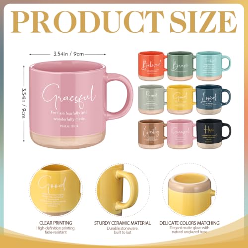 SiliFine 30 Pcs Inspirational Christian Gifts Bulk for Women, simple Bright - color: Vibrant Colors, size: Verse