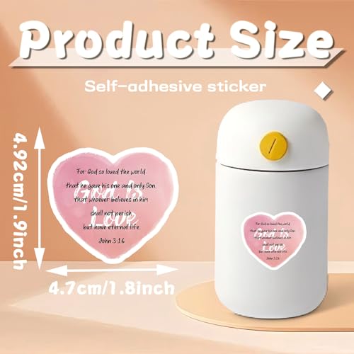 100 Pcs Bible Verse Stickers Christian Inspired Stickers for Adults Jesus Bible Religious Faith Vinyl Waterproof Stickers for Water Bottles Laptops Phone Skateboard Luggage Guitar - color: Christian
