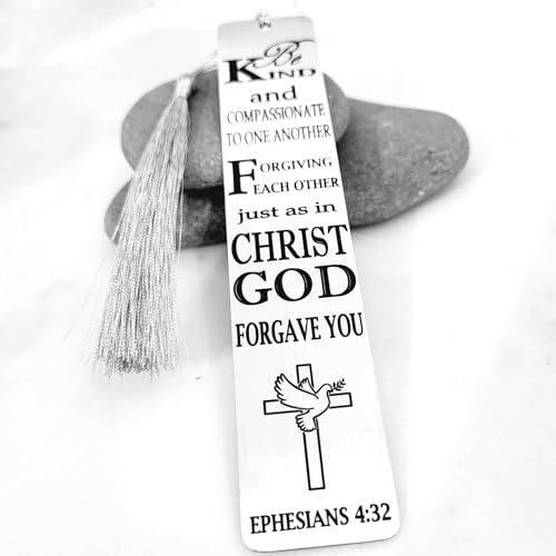 Christian Psalm Bookmarks, Bible Verse Gifts, Metal Bookmarks (Ephesians 4:32 Bookmark Gifts) - color: Ephesians 4:32 Bookmark Gifts
