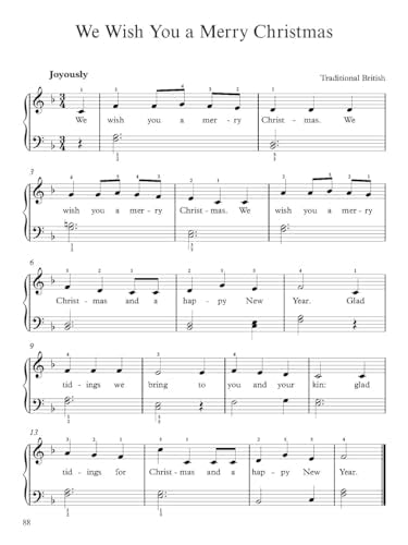 A Treasury of Christmas Songs for Solo Piano: For Beginner & Intermediate Level (Dover Classical Piano Music For Beginners)