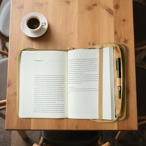 Bible Cover,Bible Cover Case for Women,Men&Children with Detachable Shoulder Strap,Handle for Bible and Other Book Accessories,Christian Art Gifts,PU Leather, Church Bag,Yellow - color: Yellow
