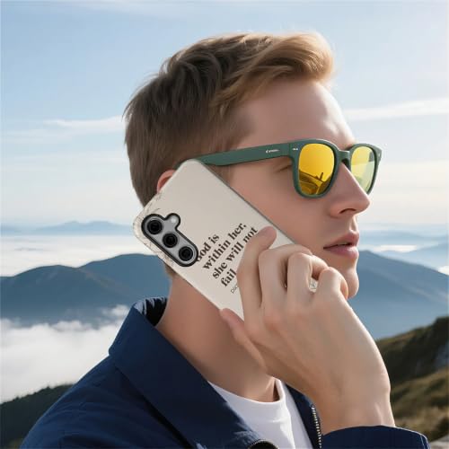 Compatible with Samsung Galaxy S25 FE Full Body Matte Case Hard Shell Shockproof Screen Lens Protection for Girl Boy Cute Pattern Christian Bible Verse Religious Scripture Jesus - color: Christian Bible Verse Religious Scripture Jesus, size: Samsung Galax