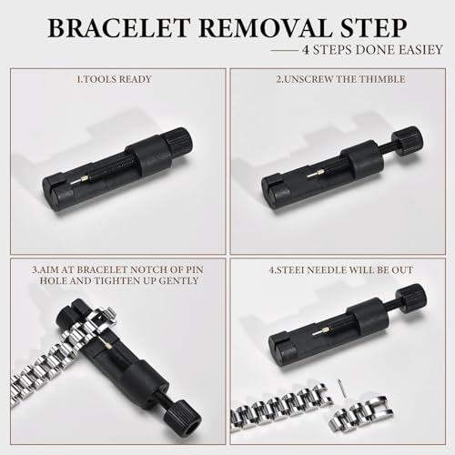 VNOX Personalized Religious Jewelry-Engraved Inspirational Christian Faith Bible Verse Quote Wristbands Elegant Link Bracelet Encouragement Gift,Cassic Watch Band Strap Design - style: Black-Steel-0.4"