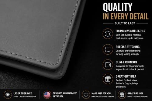 LaserGram Personalized Wallet, Christian Cross (Gray) - color: Gray