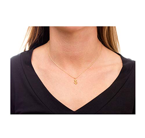 Baydurcan Silvery Necklace for Women Pendant Chain Friendship Necklace Gift - style: anchor s