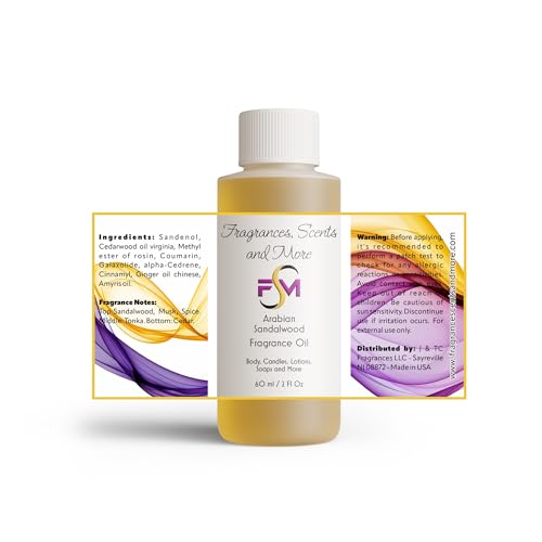 Arabian Sandalwood Fragrance Oil - 2 Fl Oz Plastic Bottle (60ml) - size: 2 Fl Oz (Pack of 1)