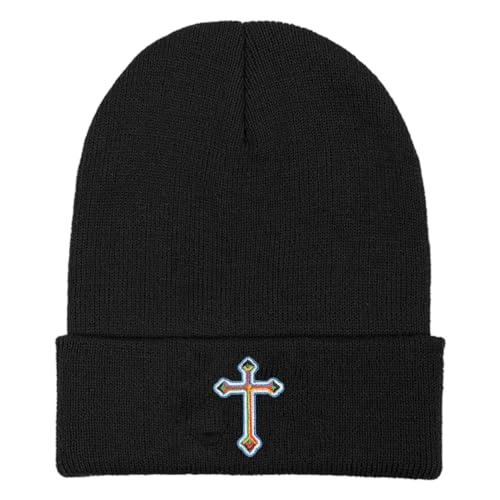 Funny Embroidered Beanie Hats for Men Women, Winter Graphic Knit Hat, Stuff Accessories Gifts
