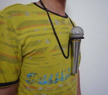 Free Hand Microphone Holder for Musician, Mc, Magicians & Clowns