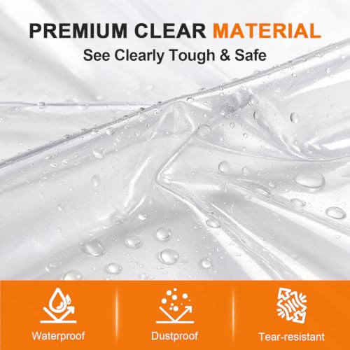 CTIME Waterproof Clear Book Storage Bag - size: XXL