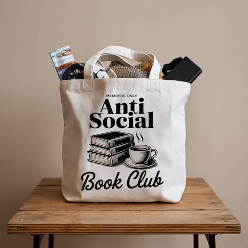 Book Lovers Gifts Canvas Tote Bag Tote Bag for Women Reusable Shoulder Bags for Grocery Beach Work - color: Silver