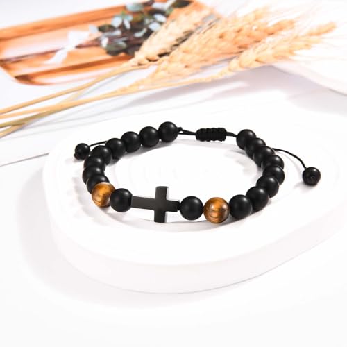 EFVISD Cross Bracelet Gifts for Boys Girls Christian Religious Gifts - color: Always Remember