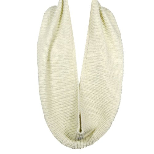 Wrapables Thick Knitted Winter Warm Infinity Scarf - color: Beige