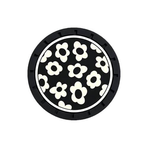 2Pcs 2.75 Inch Flower Car Cup Holder Coaster Insert Tough Auto Flower Car Accessories - color: Cup-flower