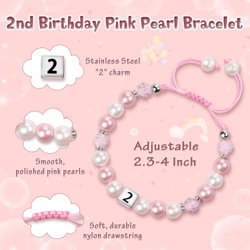 Sereney Birthday Gifts for Girls, 1-16 Year Old Girl Birthday Bracelet Gift - style: 2nd Bday