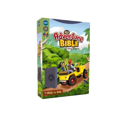 NIrV, Adventure Bible for Early Readers, Leathersoft, Blue, Full Color