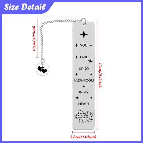 Romantic Gifts for Couple Bookmarks for Reader Valentines Day Gift for Him Her Book Marker for Reading Bookish Gifts for Book Lovers Anniversary Wedding Gift for Wife Husband - color: Couple Bookmark
