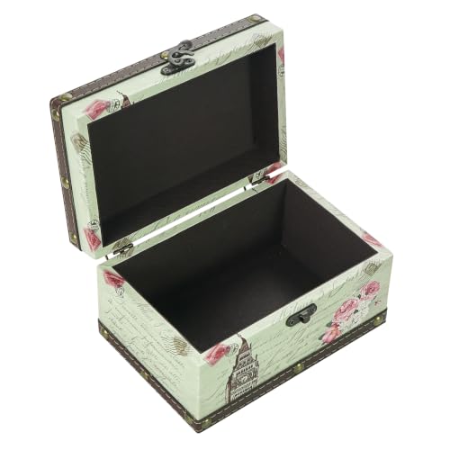 DreamsEden Small Wooden Keepsake Box, Decorative Boxes with Lids and Latch - color: Tower
