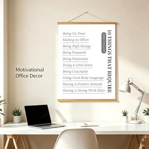 My Coping Tools A to Z Kids Poster with Wooden Hanger (10 Things-white, 16" L x 12" W, Framed) - color: 10 Things-white, size: 16"L x 12"W