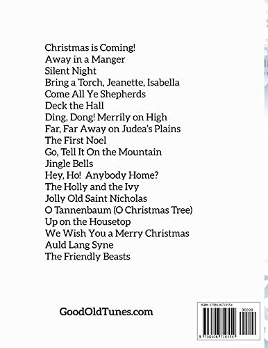 Traditional Folk Harp CHRISTMAS Vol. 2: Family Favorites: for advancing beginners (Good Old Tunes Harp Music)